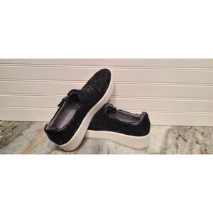 Collection By Clarks Womens Layton Step Sneaker Black Camo Pattern Size 9